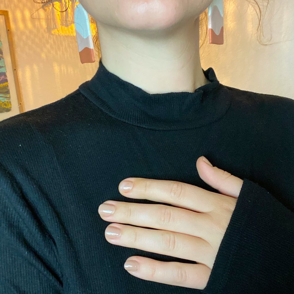 Best Black Mock Neck
